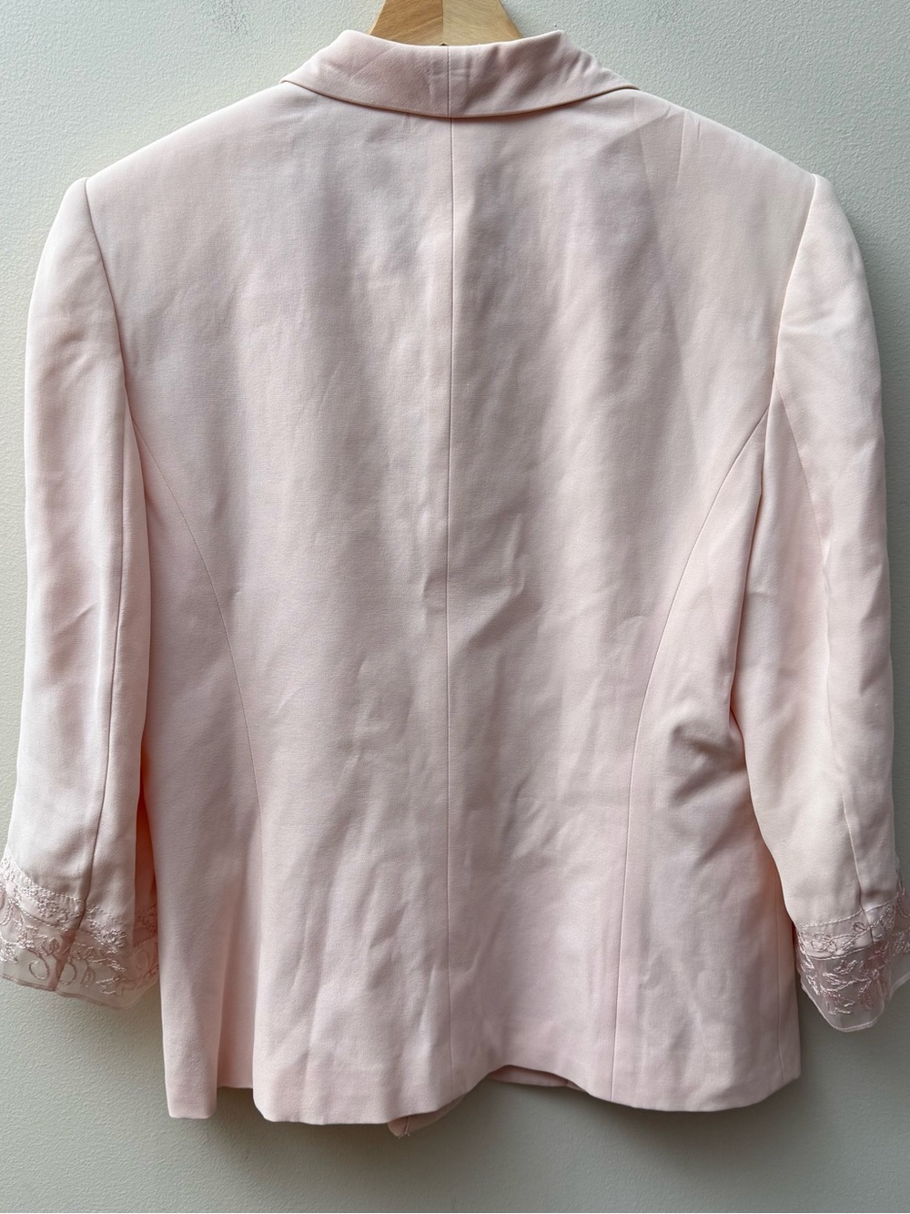 Talbots Pale Pink Women's Silk Blazer Jacket - Picture 6 of 9